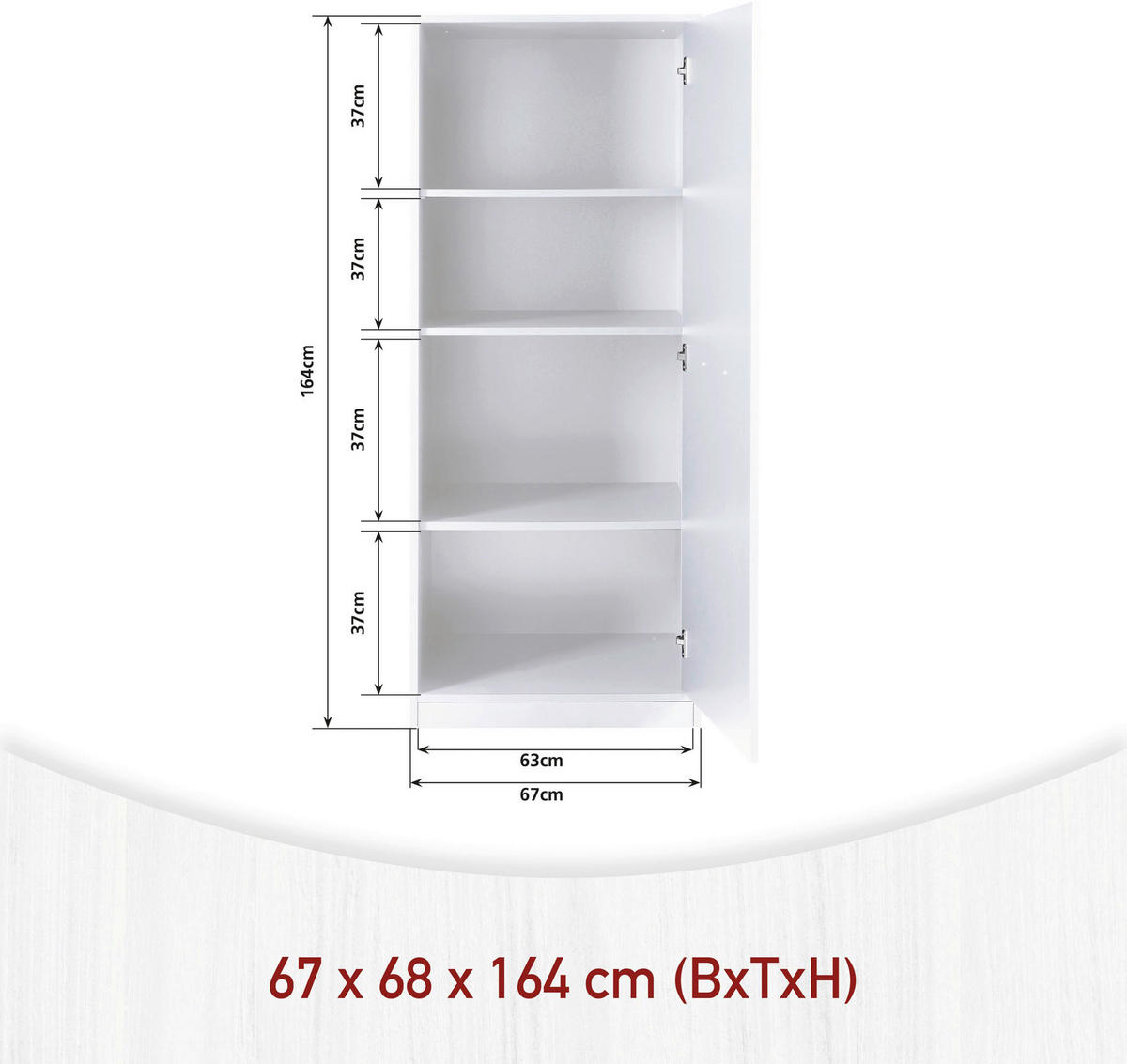 HAUSWIRTSCHAFTSRAUM 335/208/68 cm  in Weiß  - Weiß, MODERN, Holzwerkstoff (335/208/68cm) - home24