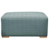 HOCKER in Textil Mintgrün  - Buchefarben/Mintgrün, Konventionell, Holz/Textil (101/44/92cm) - Livetastic