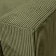 WOHNLANDSCHAFT  in Cord Dunkelgrün  - Dunkelgrün/Schwarz, KONVENTIONELL, Kunststoff/Textil (155/348/155cm) - Carryhome