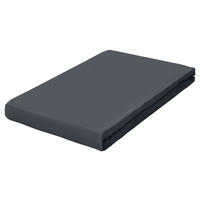 BOXSPRING-SPANNLEINTUCH 90-100/190-220 cm Jersey  - Dunkelgrau, Basics, Textil (90-100/190-220cm) - Schlafgut