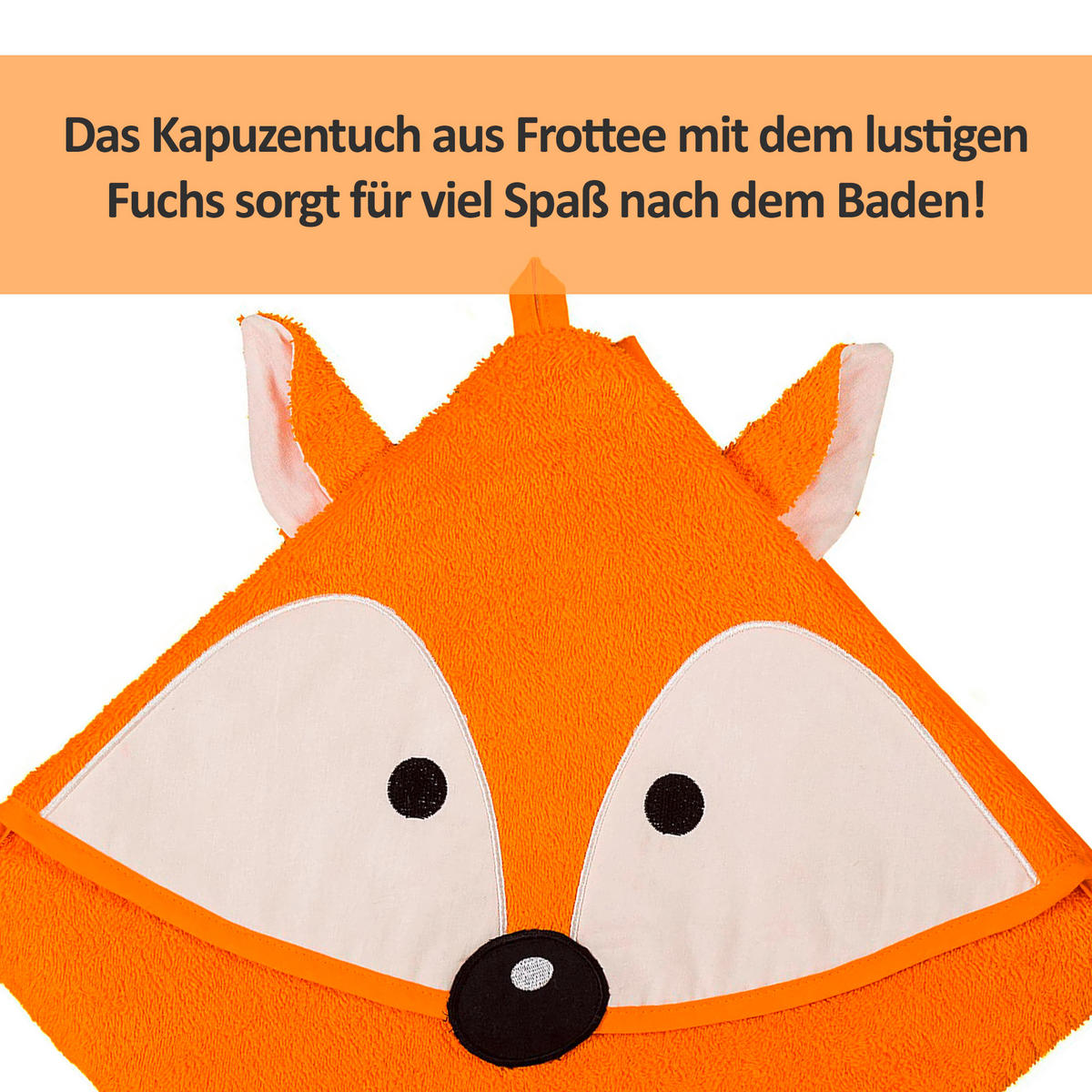 KAPUZENBADETUCH 100/100 cm    - Naturfarben, Basics, Textil (100/100cm)