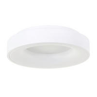 LED-DECKENLEUCHTE Ringlede 48/9 cm   - Weiß, KONVENTIONELL, Kunststoff/Metall (48/9cm)