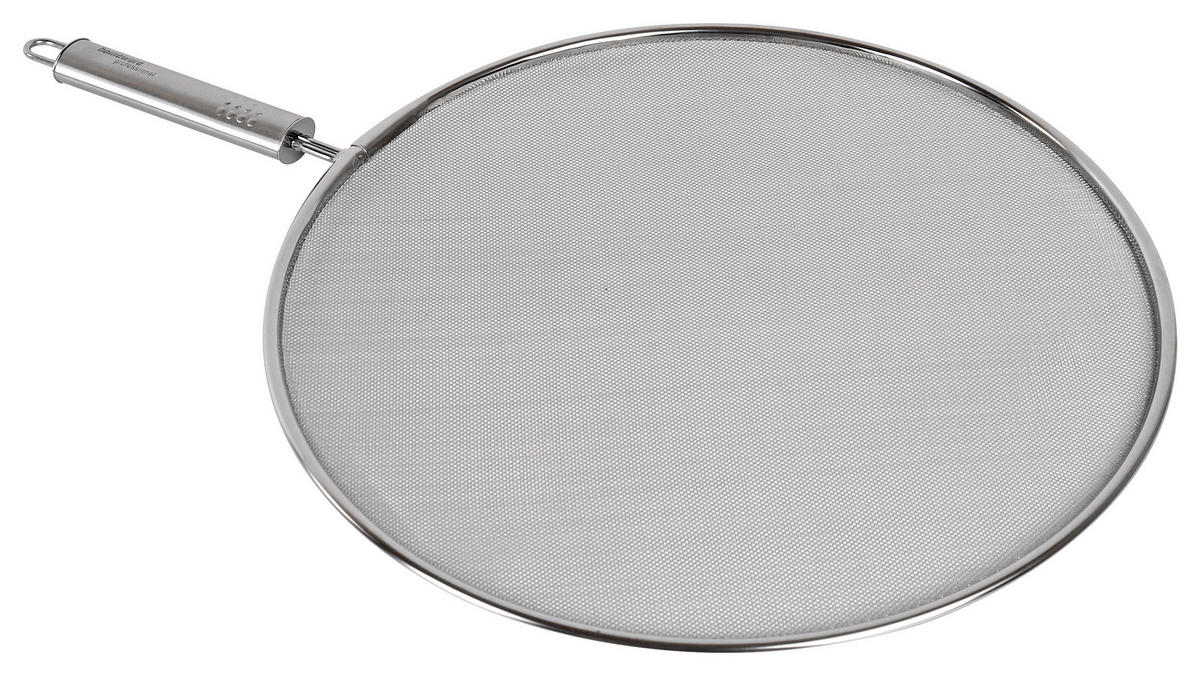 OCHRANNÉ SÍTO PROTI PRSKÁNÍ - barvy nerez oceli, Basics, kov (29cm) - Homeware Profession.