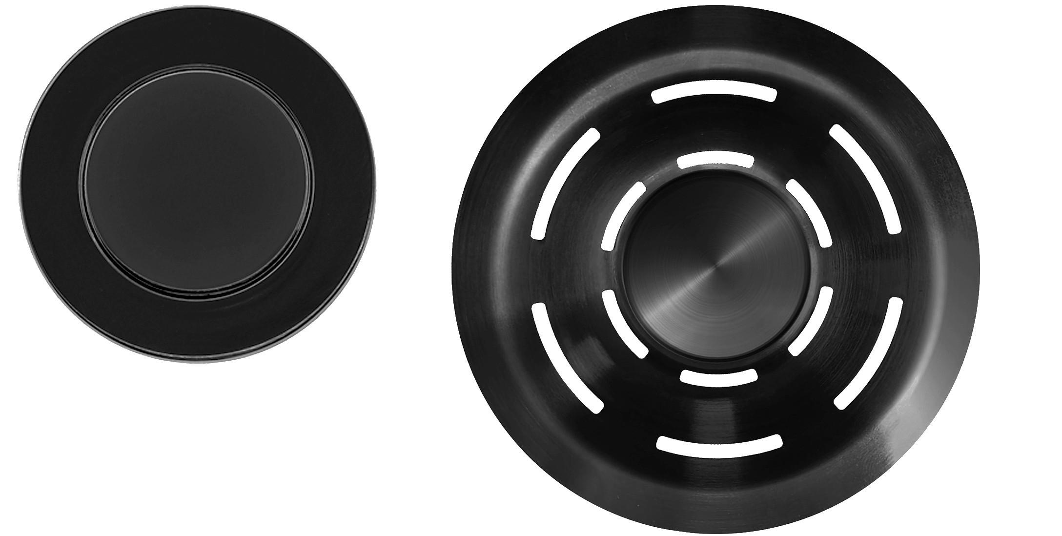 ZUGKNOPF  - Schwarz, Basics, Metall (11,4+3,5cm) - HKT