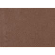 2,5-SITZER in Leder Braun  - Schwarz/Braun, Design, Leder/Metall (200/102/92cm) - Johann Jakob
