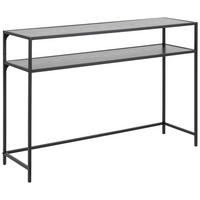 KONSOLENTISCH Seaford Schwarz  - Schwarz, Trend, Holzwerkstoff/Metall (120/79/35cm)