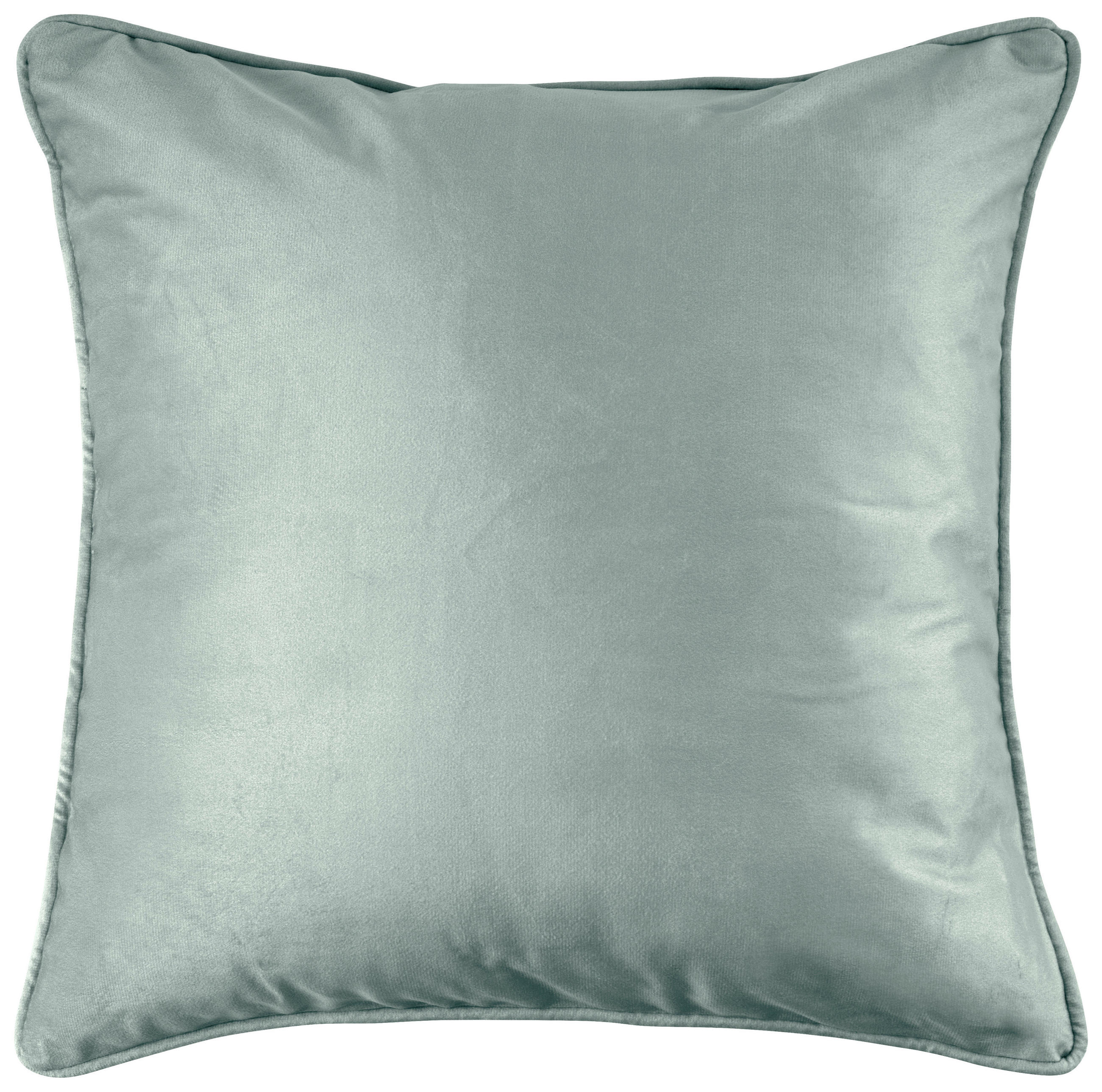 ZIERKISSEN  45/45 cm   - Salbeigrün, Basics, Textil (45/45cm) - MISTRAL