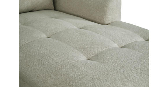 WOHNLANDSCHAFT Naturfarben Chenille  - Schwarz/Naturfarben, KONVENTIONELL, Textil/Metall (188/340/160cm) - Xora