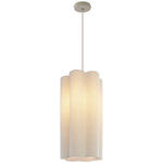 HÄNGELEUCHTE 25/120 cm  - Beige, Trend, Kunststoff/Textil (25/120cm) - Novel