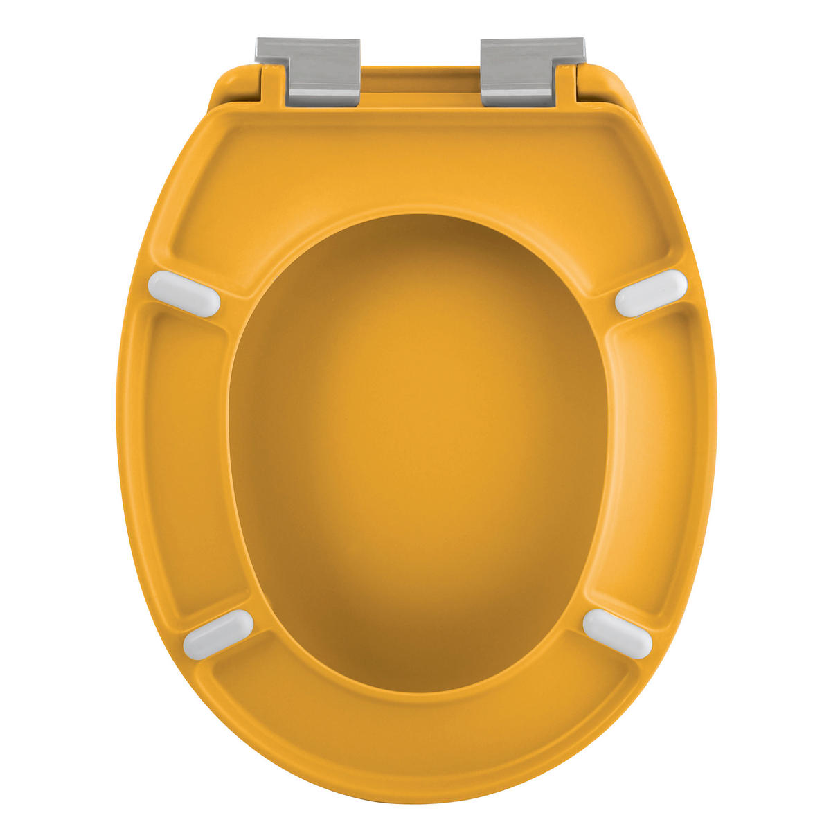 WC-SITZ Dunkelgelb  - Dunkelgelb, Basics, Kunststoff (45.5/37/5.5cm) - Spirella