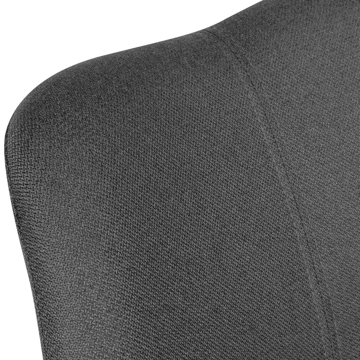 SET STOLICA  antracit  tekstil      - crna/antracit, Moderno, tekstil/drvo (49/87cm) - MID.YOU