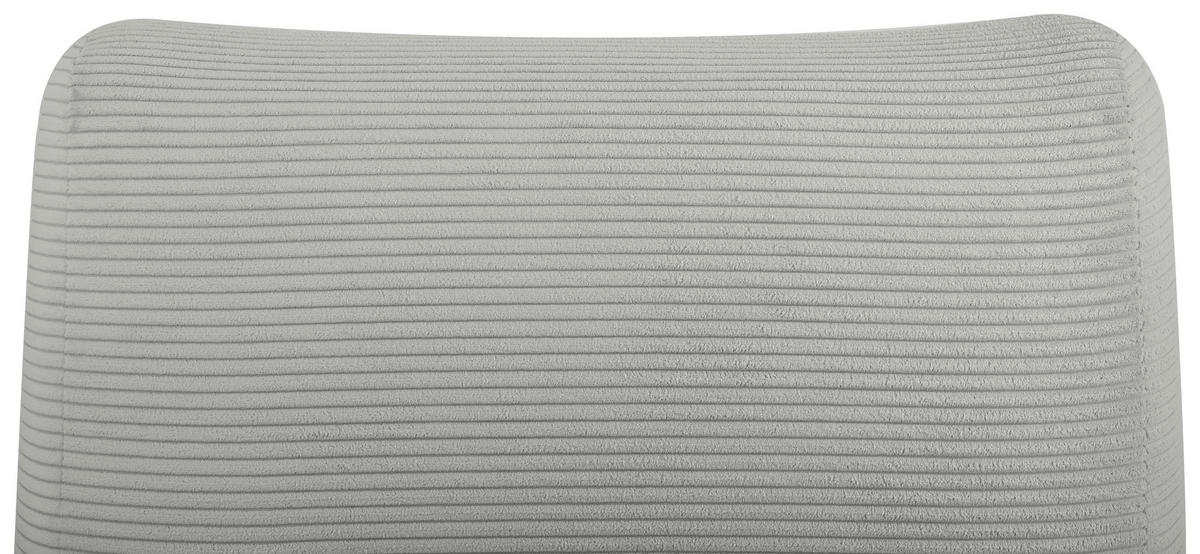 SCHLAFSESSEL in Cord Hellgrau  - Hellgrau, Design, Textil (81/88/160cm) - Livetastic
