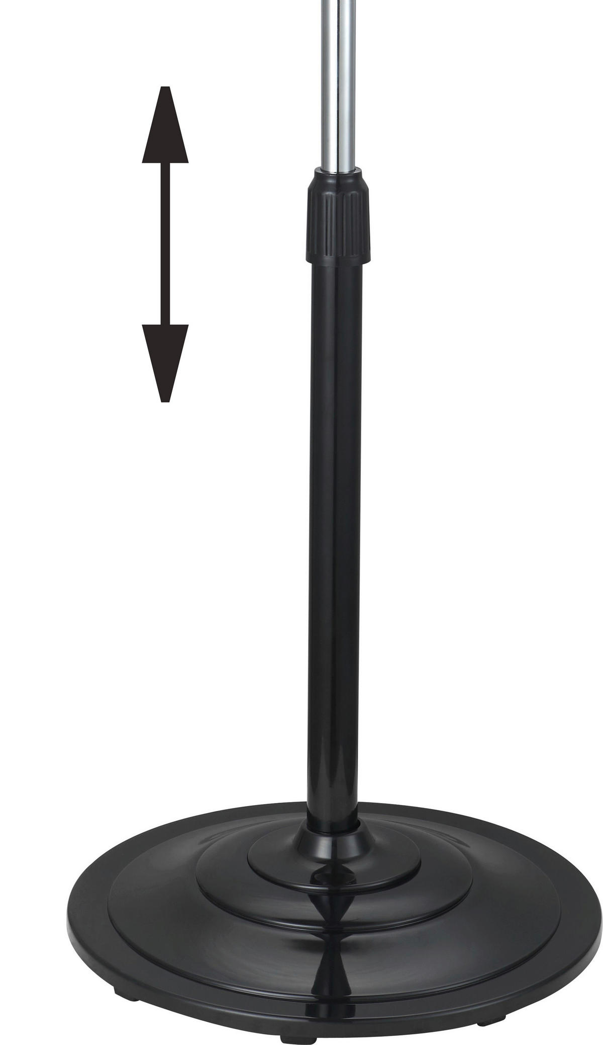 VENTILATOR PODNI  crna     - crna, Basics, metal/plastika (43/90-125cm) - Mican