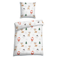 BETTWÄSCHE 2-teilig Flanell 135/200 cm  - Weiß, Basics, Textil (135/200cm) - Florella
