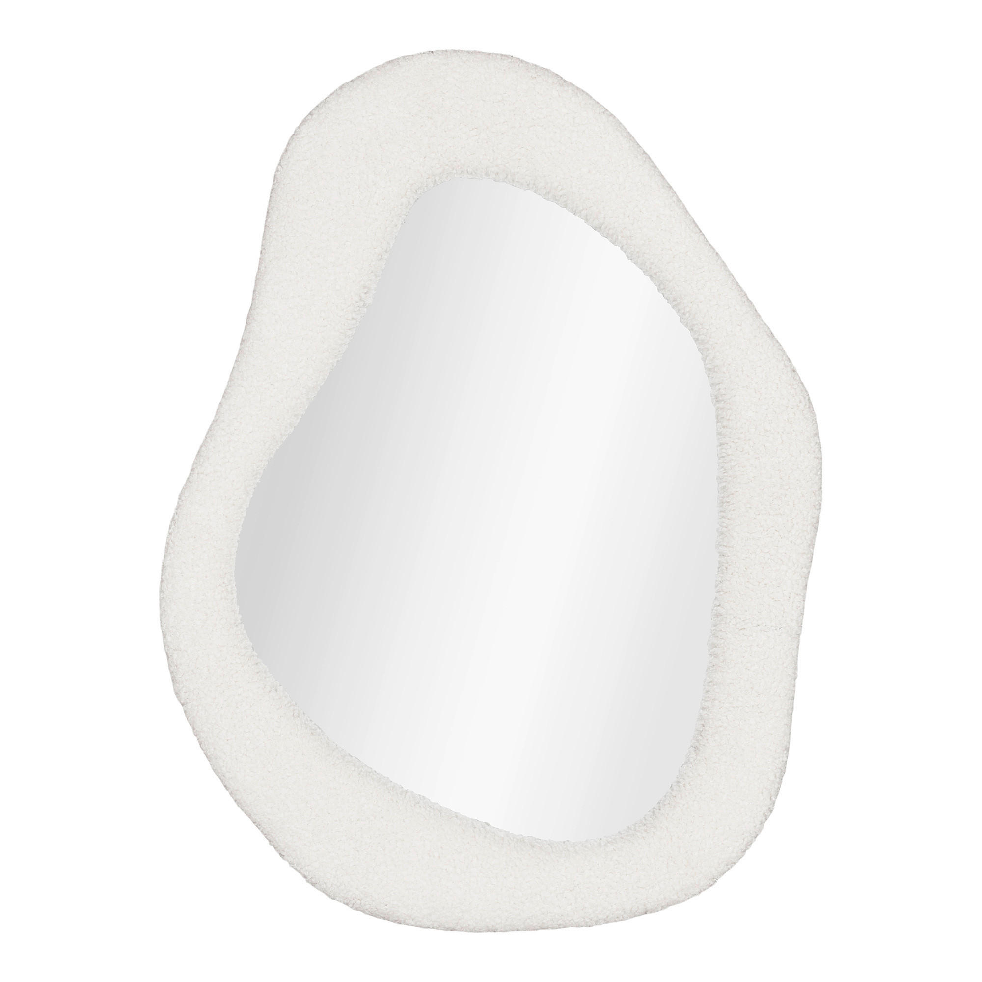 VÄGGSPEGEL 46.5/3.5/61 cm    - vit, Design, glas/plast (46.5/3.5/61cm)