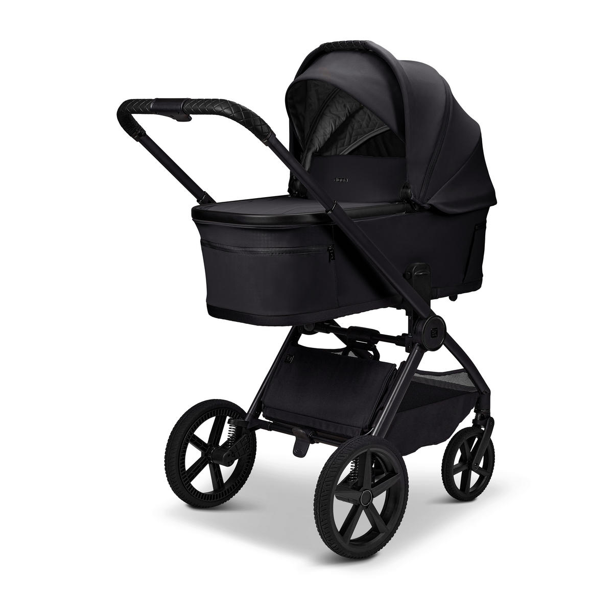 KINDERWAGENSET  GIO FOLD ETPU SET  onyx  - Schwarz, Basics, Textil/Metall (120/58/92cm) - Moon Edition