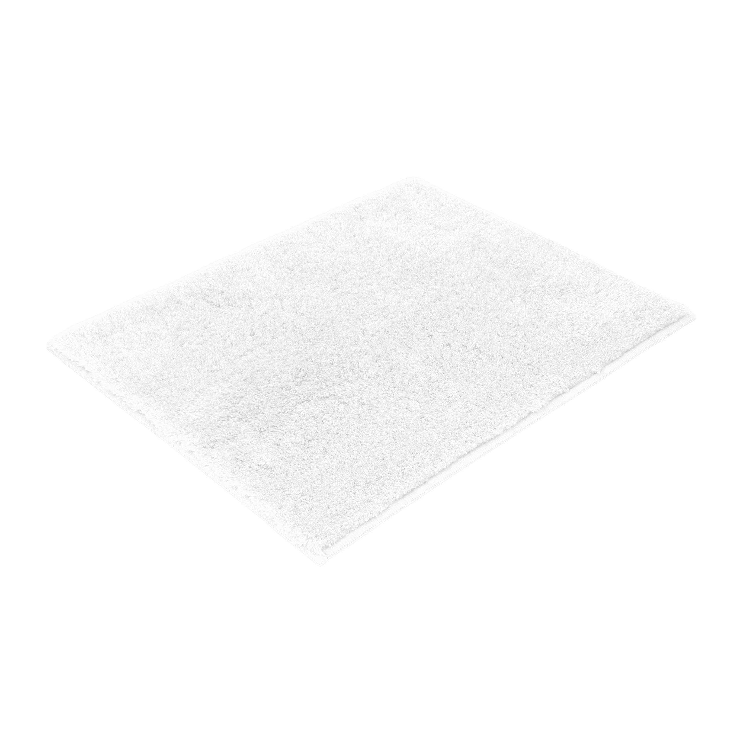 BADTEPPICH Timeless Weiß 50/60 cm  - Weiß, Basics, Textil (50/60cm) - Vossen