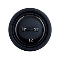 TOPFDECKEL 12 cm  - Schwarz, LIFESTYLE, Metall (12cm) - Riess