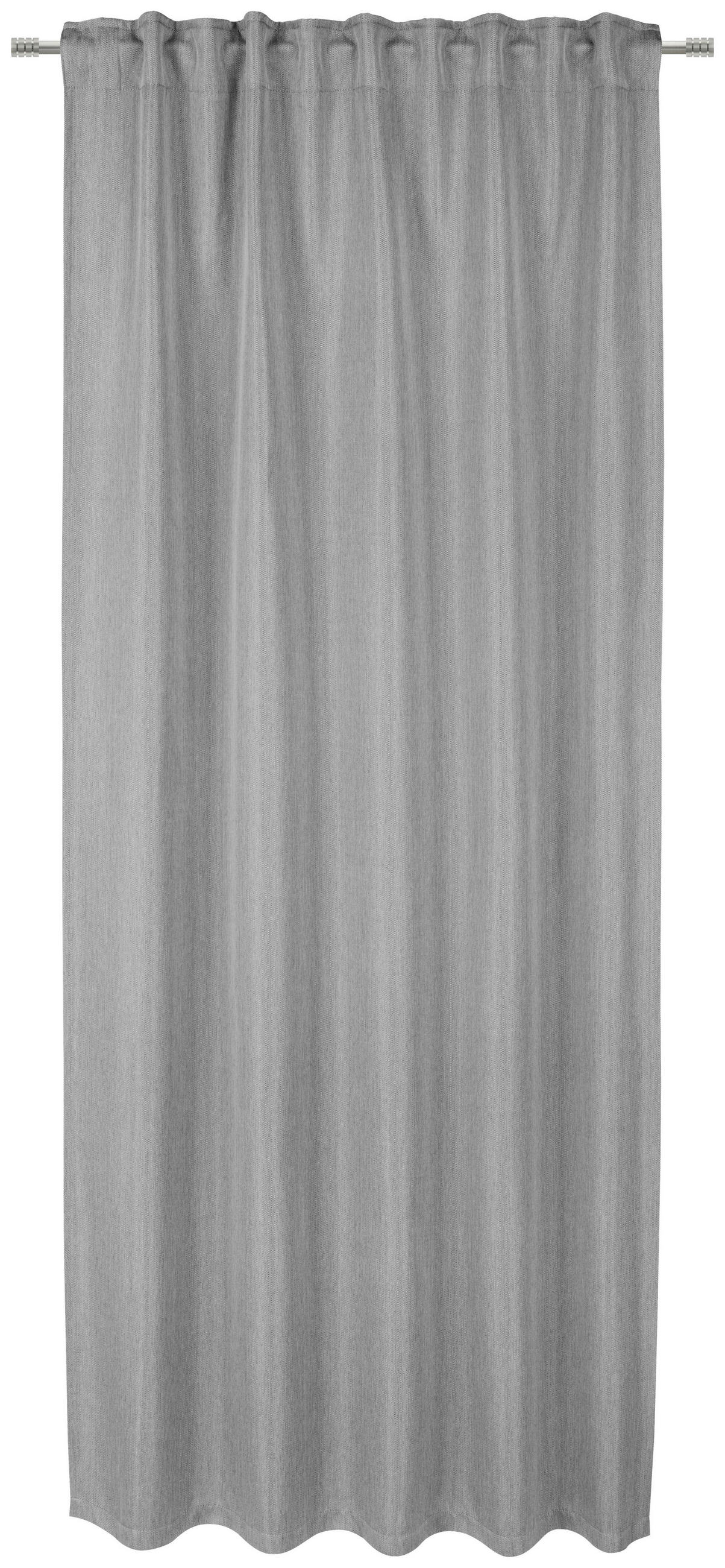 WÄRMESCHUTZVORHANG MILTON Verdunkelung 140/245 cm   - Taupe, Basics, Textil (140/245cm) - Esposa