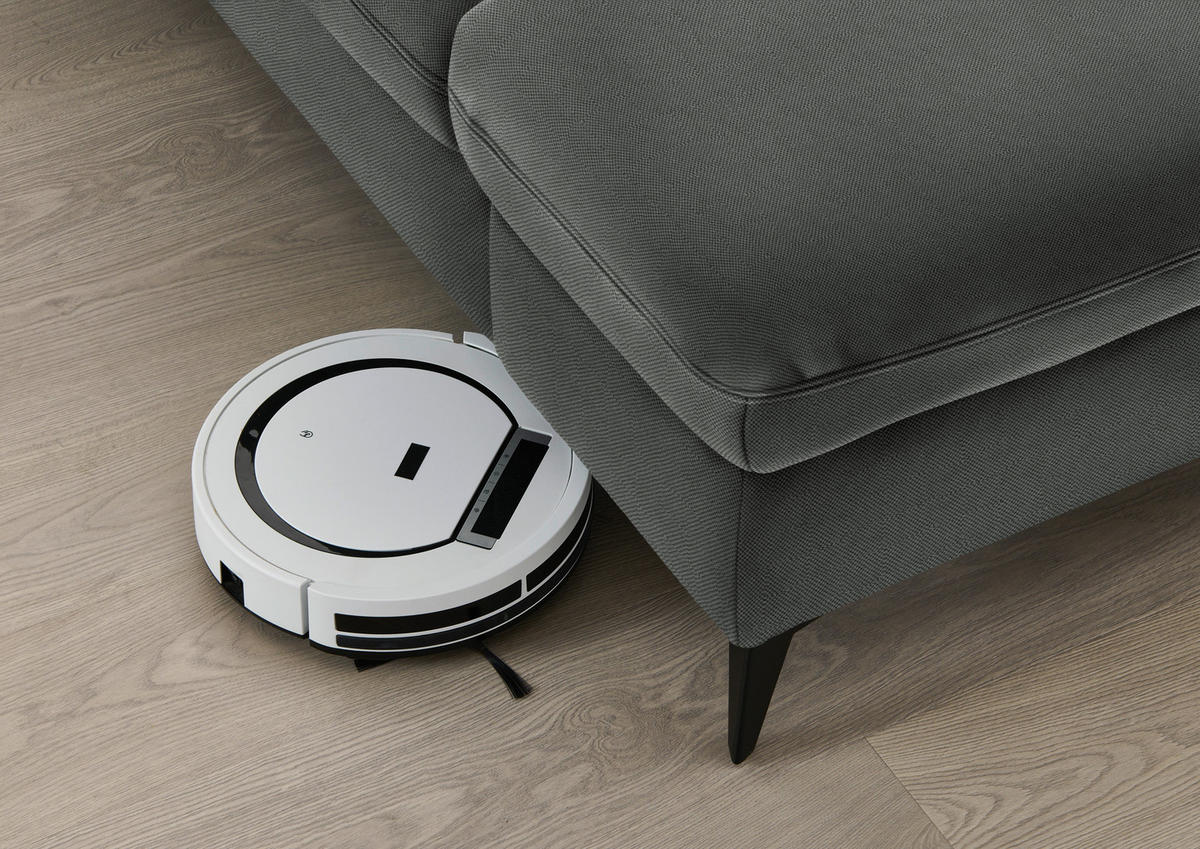 ECKSOFA  in Chenille Grau  198/288 cm  - Schwarz/Grau, Design, Textil/Metall (198/288cm) - Beldomo Style