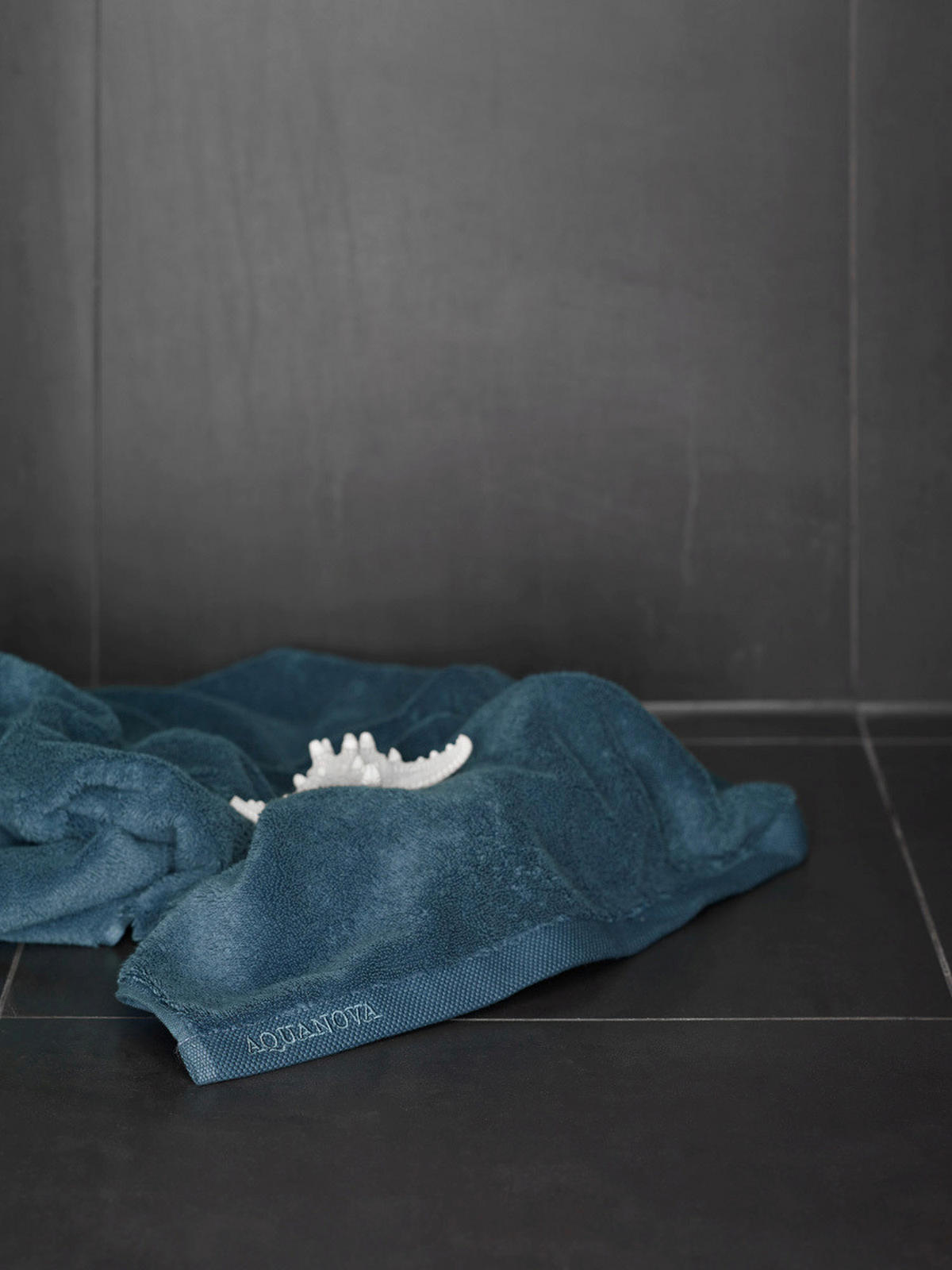 HANDTUCH London Blau  - Blau, Basics, Textil (55/100cm) - Aquanova