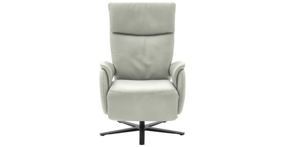 RELAXSESSEL in Textil Hellgrau  - Hellgrau/Schwarz, Design, Textil/Metall (70/117/85cm) - Dieter Knoll