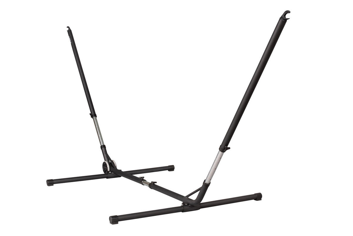 HÄNGEMATTENGESTELL  - Anthrazit, KONVENTIONELL, Metall (275-375/120/95-130cm) - La Siesta