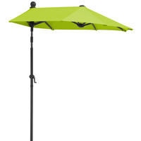 AMPELSCHIRM   - Anthrazit/Grün, Basics, Textil/Metall (150/228/150cm) - Schneider