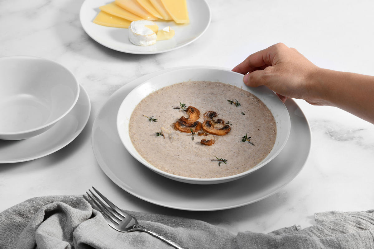 KOMBISERVICE Weiß 100-teilig 12 Personen  - Weiß, Basics, Keramik - Novel