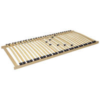 LATTENROST 100/200 cm Mittelzone verstellbar, Birke, Buche  - Birkefarben/Buchefarben, Basics, Holz (100/200cm) - Boxxx