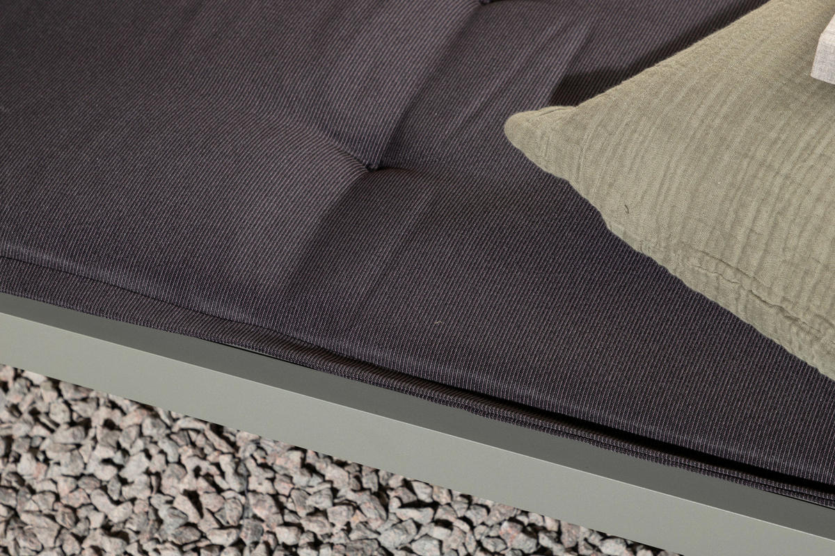 DYNA TILL SOLSÄNG   60/5.5/193 cm  - mörkgrå, Klassisk, textil (60/5.5/193cm) - Gardenson