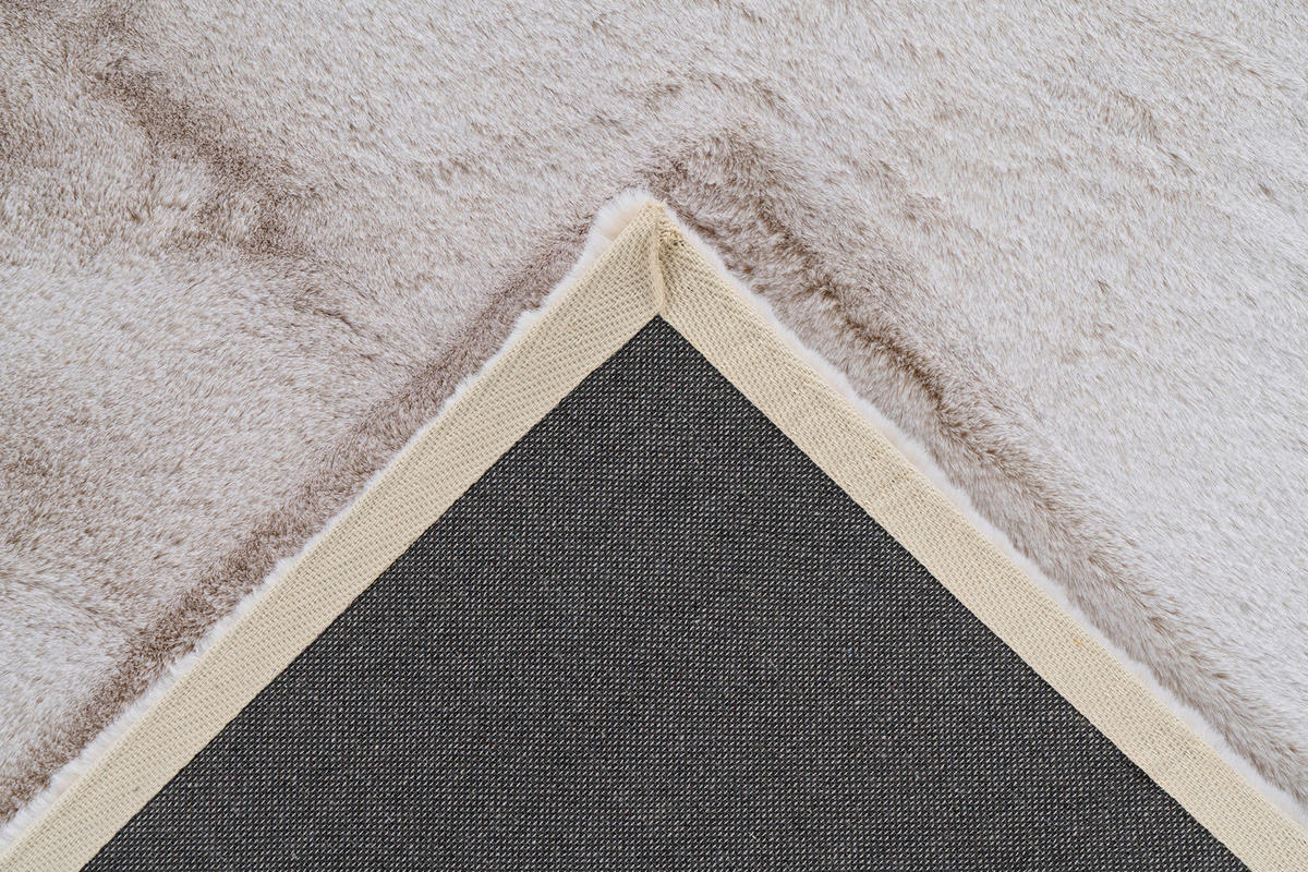 HOCHFLORTEPPICH 80/150 cm Creme, Weiß  - Creme/Weiß, KONVENTIONELL, Textil (80/150cm)