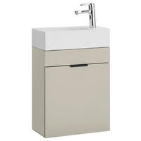 WASCHTISCHKOMBI  - Kaschmir/Schwarz, KONVENTIONELL, Holzwerkstoff/Stein (45/55/25cm) - home24