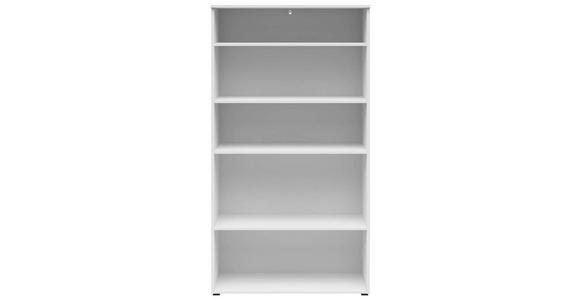 REGAL 80/147/40 cm Weiß - Anthrazit/Weiß, MODERN, Holzwerkstoff/Kunststoff (80/147/40cm) - Carryhome