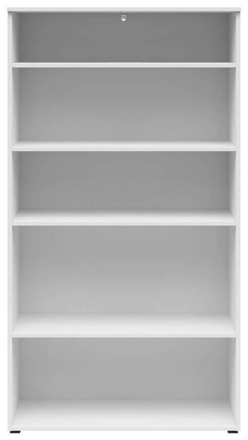 OTVORENA POLICA bela  - bela/antracit, Moderno, pločasti materijal/plastika (80/147/40cm) - Carryhome