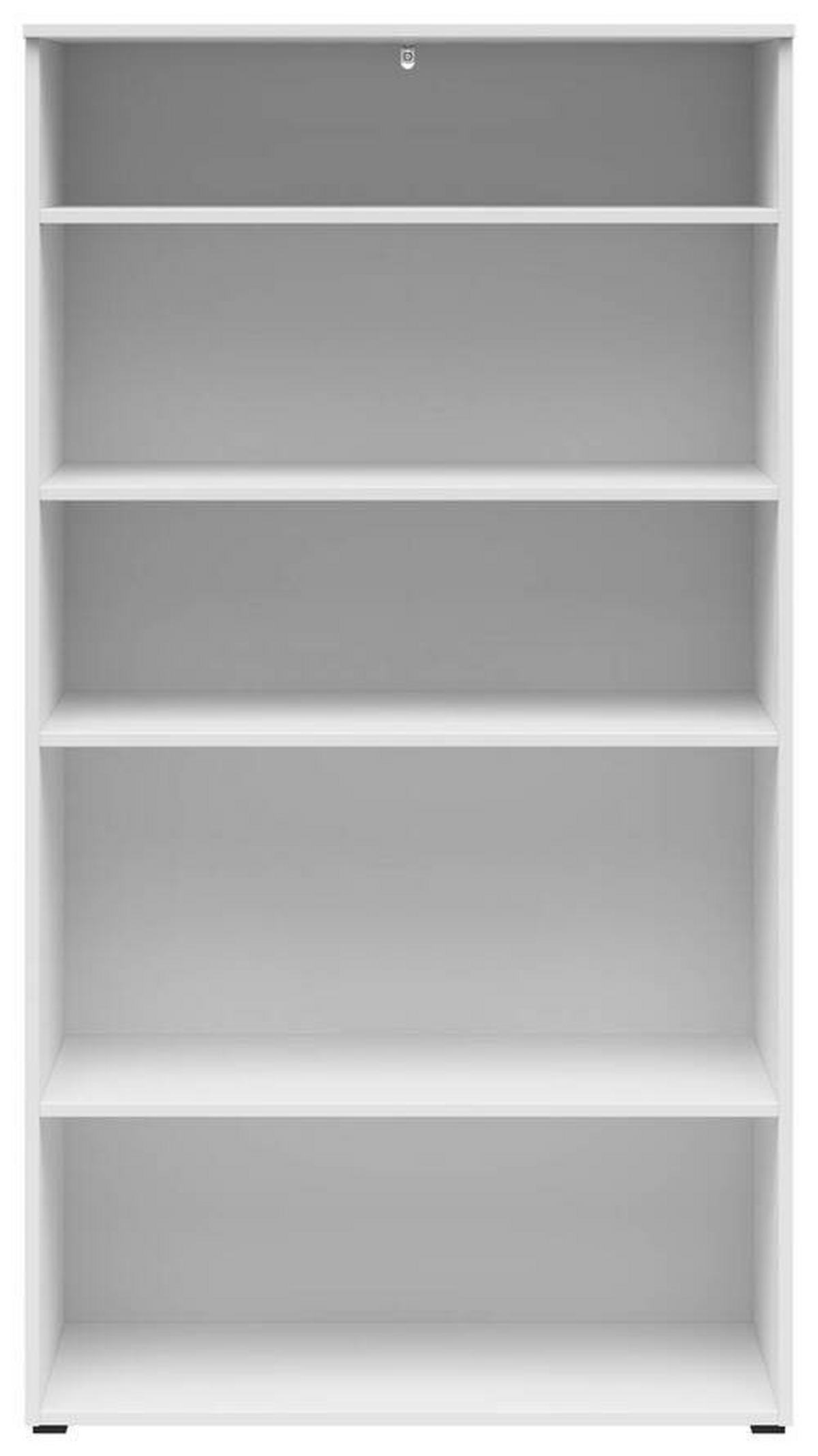 REGAL  80/147/40 cm Weiss  - Weiss/Anthrazit, Modern, Holzwerkstoff/Kunststoff (80/147/40cm) - Carryhome