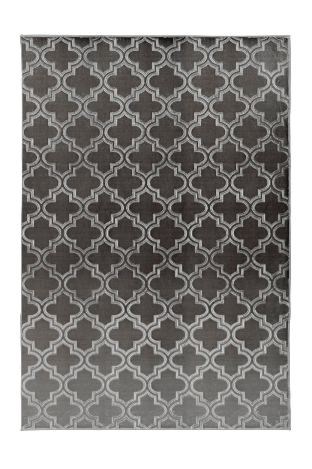 LÄUFER 80/150 cm Monroe 100 Anthrazit Anthrazit  - Anthrazit, KONVENTIONELL, Kunststoff/Textil (80/150cm)