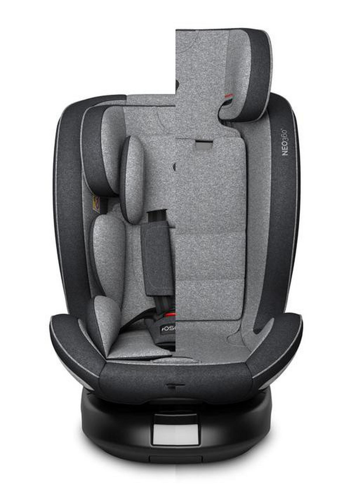 KINDERAUTOSITZ NEO360 Universe  - Dunkelgrau/Anthrazit, Basics, Kunststoff/Textil (46/63,5/53cm) - Osann