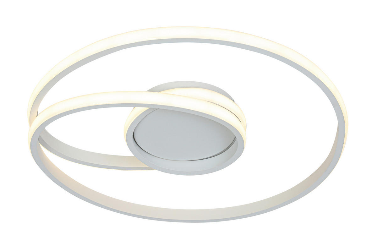 DECKENLEUCHTE 45/8 cm  - Weiß, Trend, Kunststoff/Metall (45/8cm) - Collett's Monde