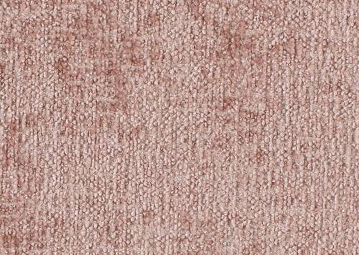 ECKSOFA in Chenille Rosa  194/307 cm  - Schwarz/Rosa, Design, Kunststoff/Textil (194/307cm) - Carryhome