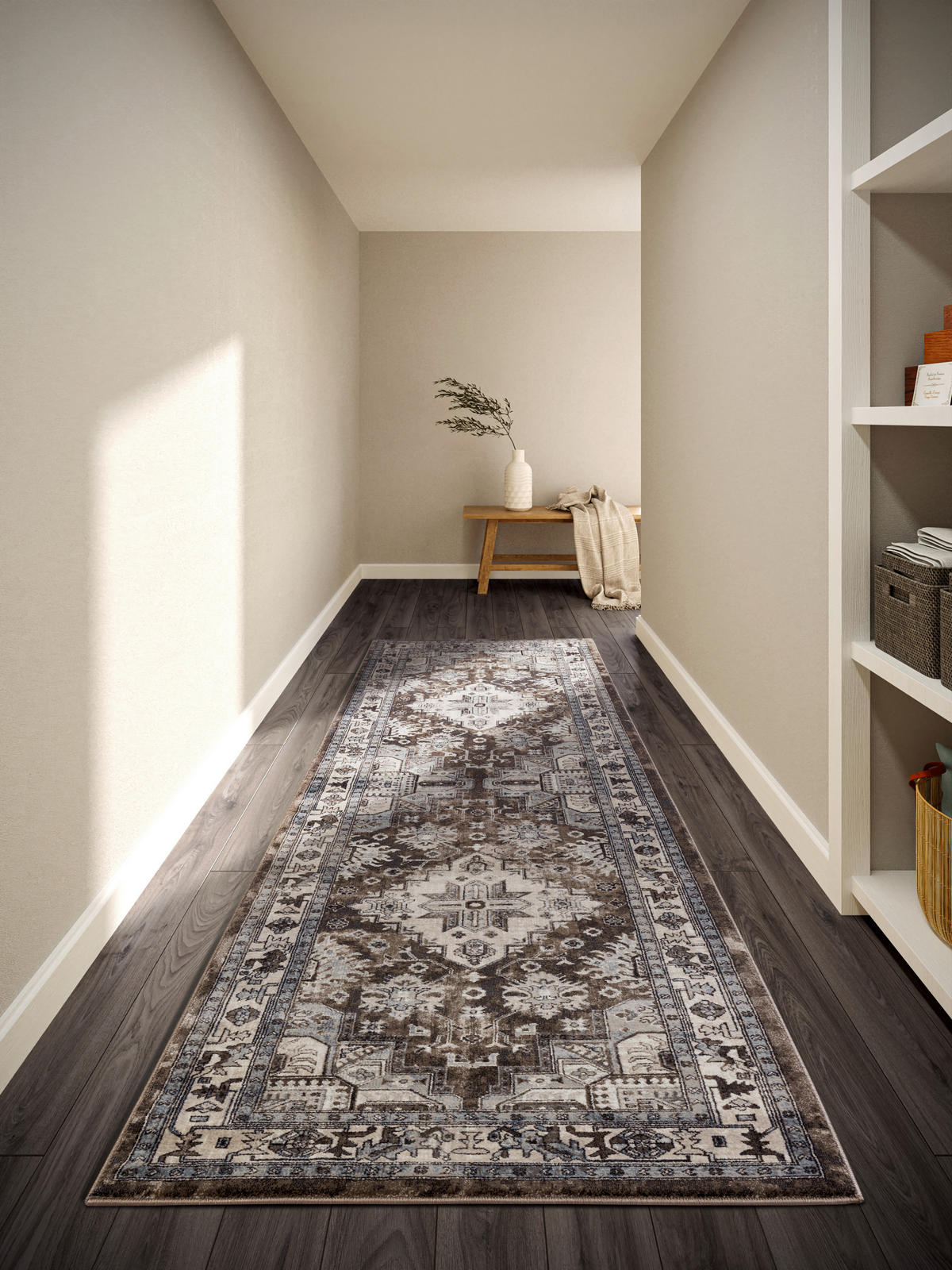 LÄUFER 80/240 cm Kollektion 1869  - Creme/Braun, Design, Kunststoff/Textil (80/240cm) - Villeroy & Boch