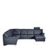 WOHNLANDSCHAFT Echtleder - Chromfarben/Grau, KONVENTIONELL, Leder/Metall (250/321/165cm) - Himolla