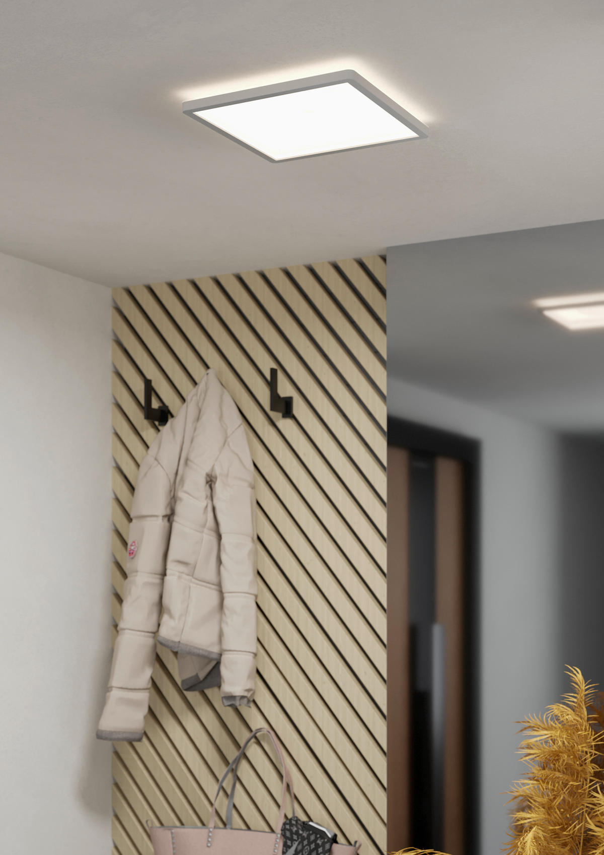 LED-DECKENLEUCHTE    29/29/3 cm  - Weiss, Basics, Kunststoff (29/29/3cm) - Eglo
