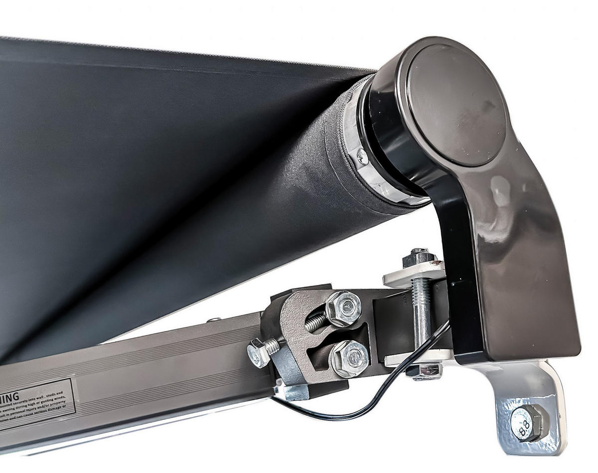MARKISE - Dunkelgrau/Anthrazit, MODERN, Kunststoff/Metall (200/20/295cm) - Gardenson