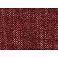 ECKSOFA  in Flachgewebe Rot  155/234 cm  - Rot/Schwarz, Design, Textil/Metall (155/234cm) - Dieter Knoll
