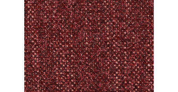 ECKSOFA  in Flachgewebe Rot  155/234 cm  - Rot/Schwarz, Design, Textil/Metall (155/234cm) - Dieter Knoll