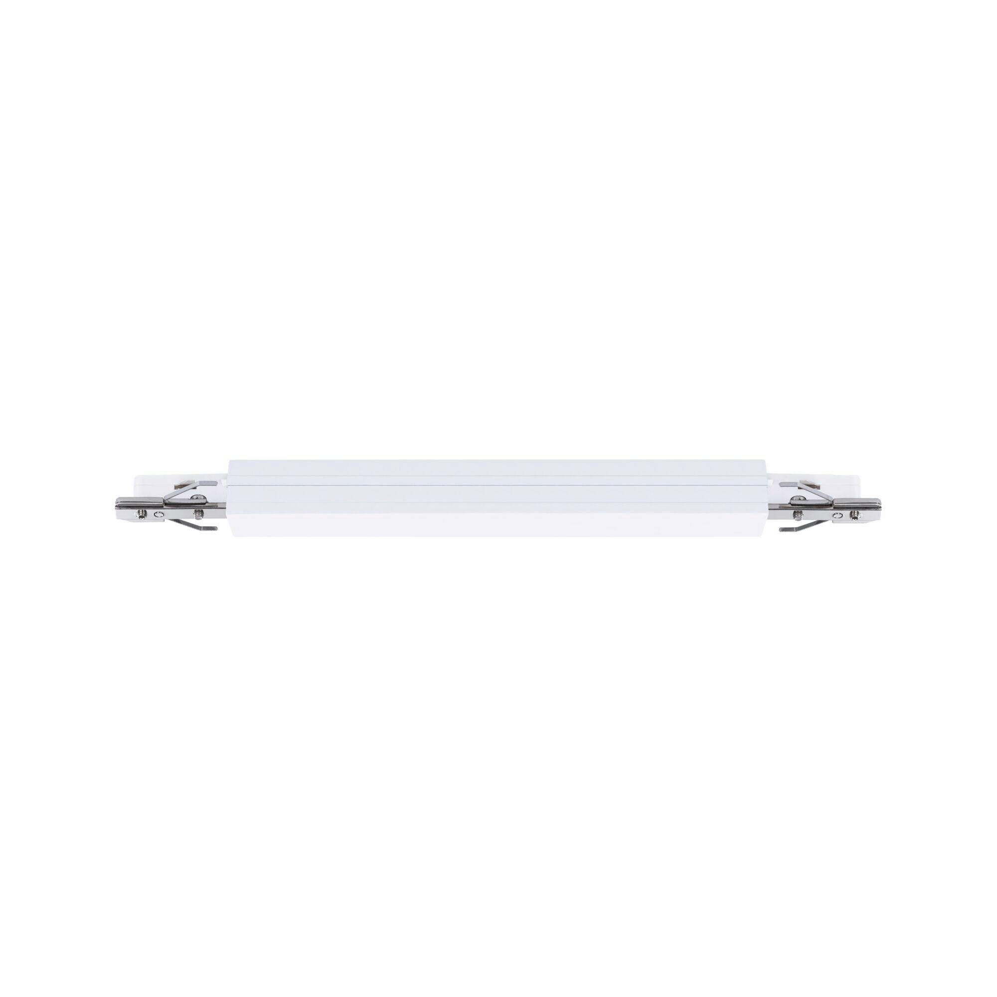 SCHIENENSYSTEM-STROMTRENNER - Weiß, Basics, Kunststoff (24,0/1,8/2,1cm) - Paulmann