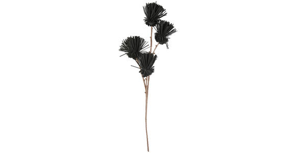 KUNSTBLUME - Schwarz/Braun, Basics, Kunststoff/Metall (103cm) - Ambia Home