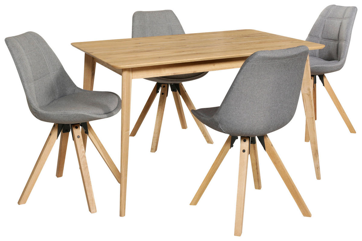 ÉTKEZŐASZTAL - tölgyfa színű, Design, fa (120/80/76cm) - Carryhome