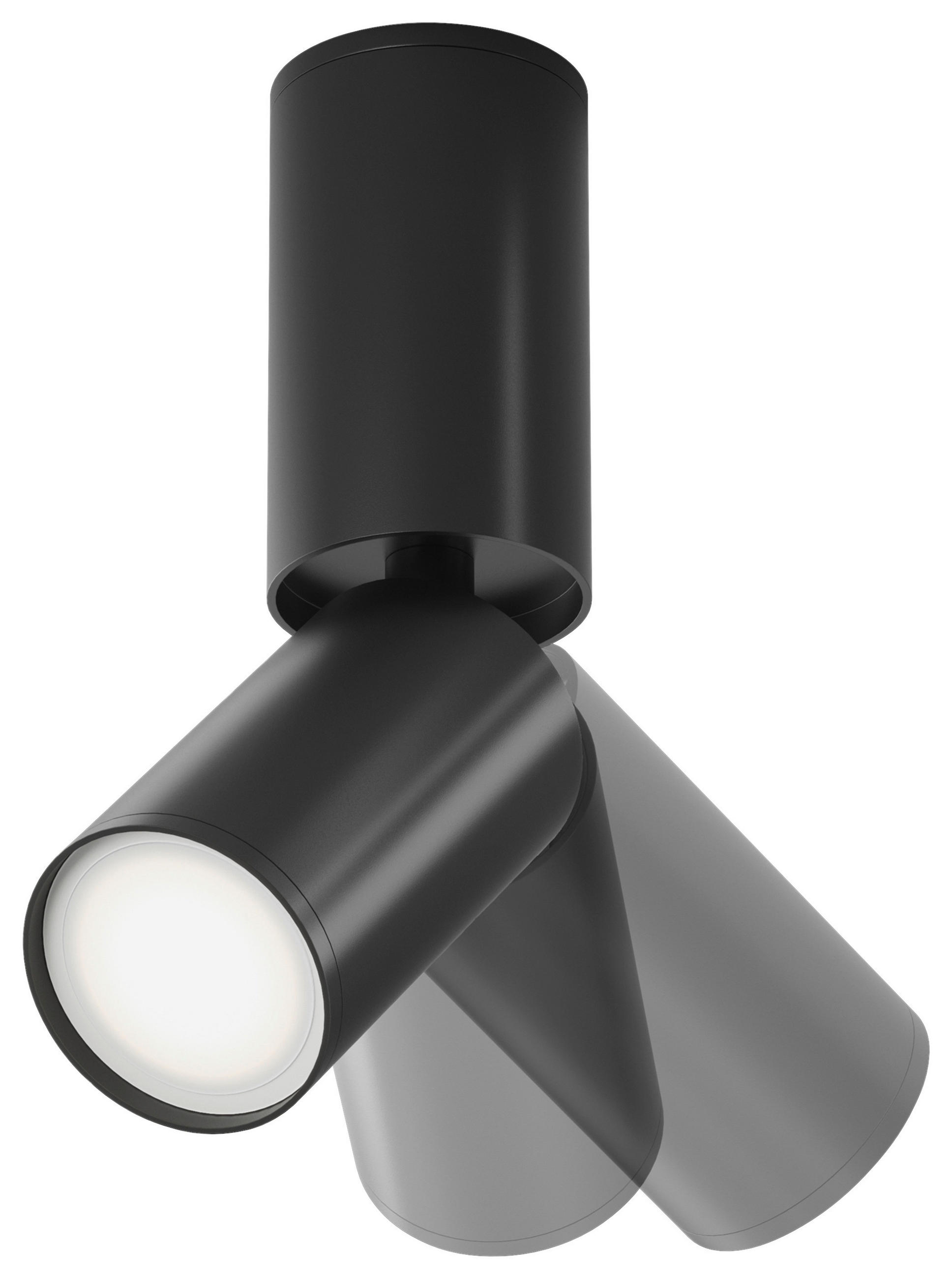 DECKENLEUCHTE 5,2/10/5,2 cm - Schwarz, Basics, Metall (5,2/10/5,2cm) - MAYTONI